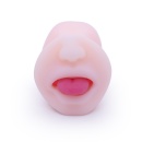 Masturbator Double Head - Usta i Pochwa, Podwójne Wejście, Faktura Wewnętrzna, Kompaktowe Wymiary - 3