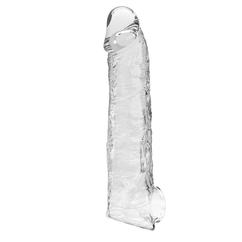 Nakładka powiększająca Extension Penis Sleeve z modułowymi wkładkami - przezroczysta - 26 cm - 4