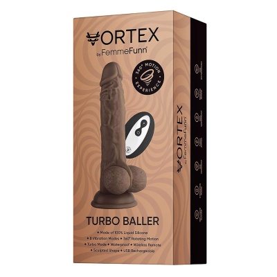 FEMMEFUNN WIRELESS TURBO BALLER BROWN - 1