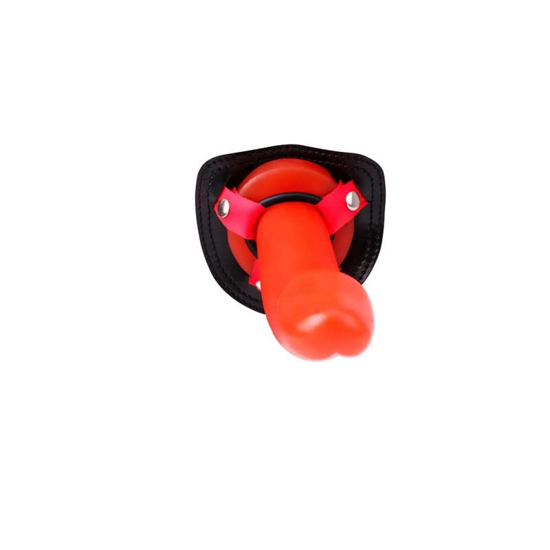 Strap-on Thumper z odpinanym dildem TPE 18 cm — uprząż regulowana do 137 cm - 4