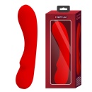 Wibrator Matt Red z 12 trybami wibracji i funkcją pamięci (16–20 cm) - 1