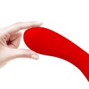 Wibrator Matt Red z 12 trybami wibracji i funkcją pamięci (16–20 cm) - 4