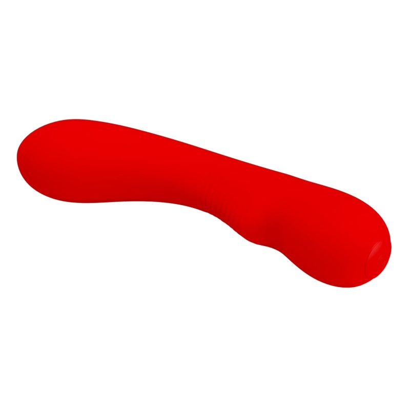 Wibrator Matt Red z 12 trybami wibracji i funkcją pamięci (16–20 cm) - 10