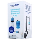 VacuGLIDE Universal Stroking C - silikonowa nakładka do stymulacji posuwistej 16 cm z adapterem i paskiem Velcro - 1