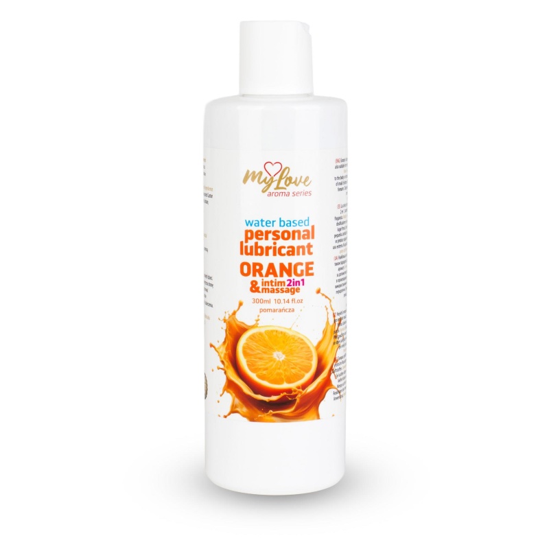 Żel intymny i do masażu 2w1 Aroma Series Orange 300 ml - 1