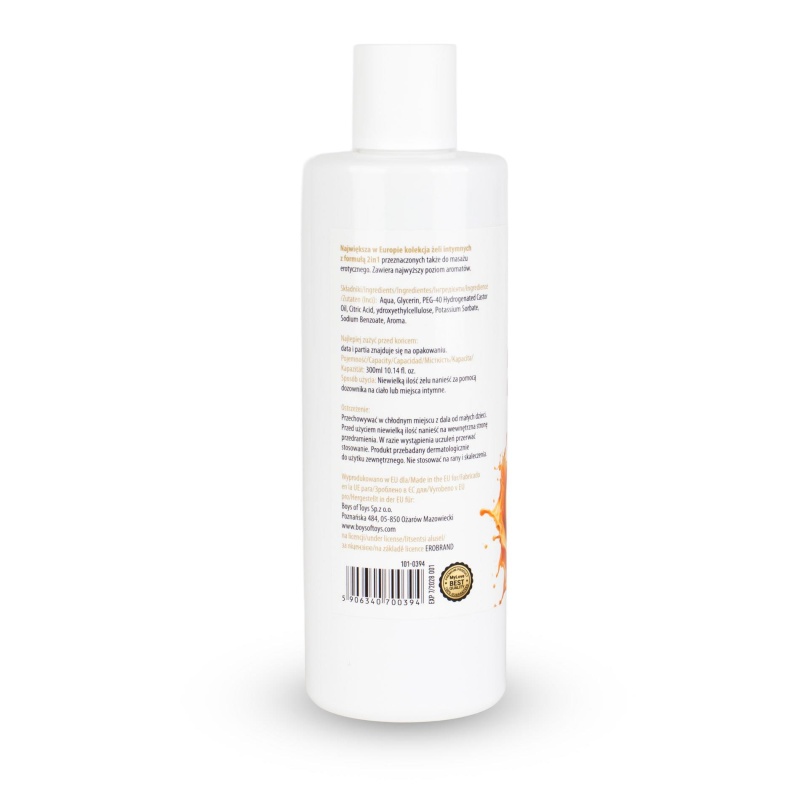 Żel intymny i do masażu 2w1 Aroma Series Orange 300 ml - 3