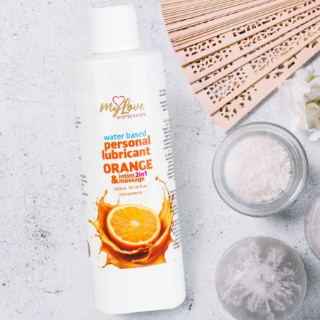 Żel intymny i do masażu 2w1 Aroma Series Orange 300 ml - 5