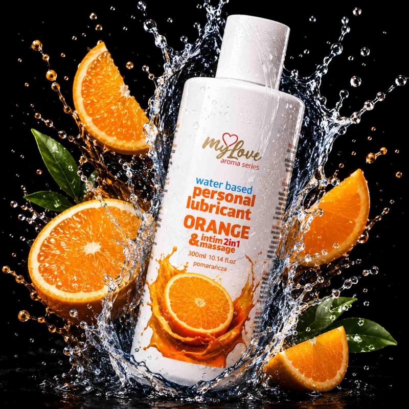 Żel intymny i do masażu 2w1 Aroma Series Orange 300 ml - 6