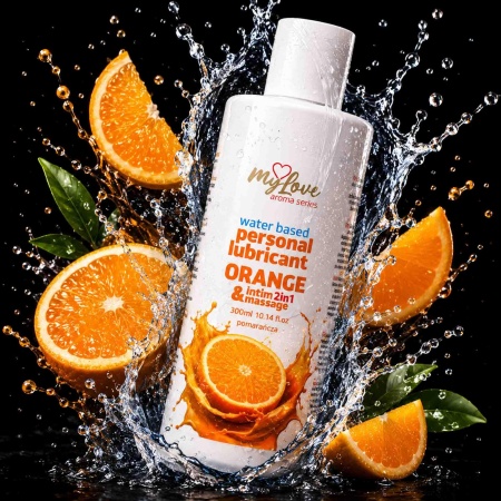 Żel intymny i do masażu 2w1 Aroma Series Orange 300 ml - 6