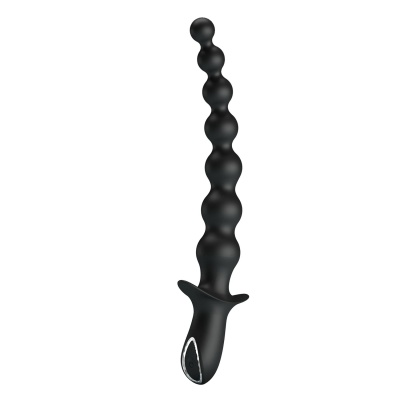 "Dedron 10" Wibrujące kulki analne - silikon medyczny, 10 trybów wibracji, 26 cm - 1 2