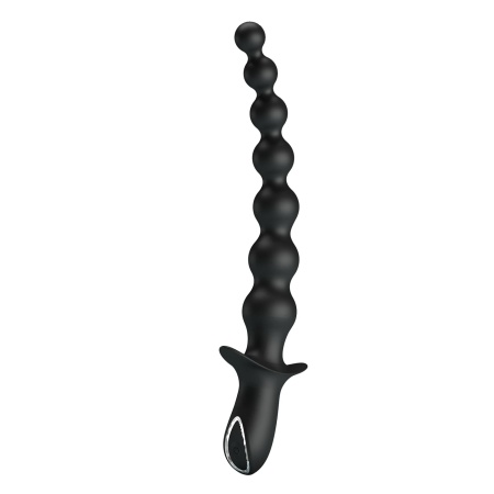 "Dedron 10" Wibrujące kulki analne - silikon medyczny, 10 trybów wibracji, 26 cm - 2