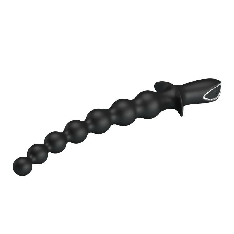 "Dedron 10" Wibrujące kulki analne - silikon medyczny, 10 trybów wibracji, 26 cm - 5