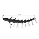 "Dedron 10" Wibrujące kulki analne - silikon medyczny, 10 trybów wibracji, 26 cm - 6
