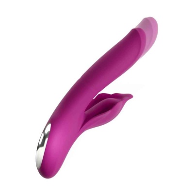 Wibrator króliczek Javida 4 Function z ruchami posuwistymi, 3 silnikami i funkcją ogrzewania, 24 cm - 1 2