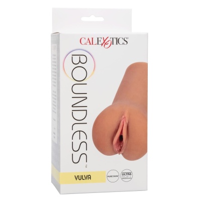 Masturbator Boundless Vulva z teksturowanym wnętrzem, 14 x 7,5 cm - 1 2