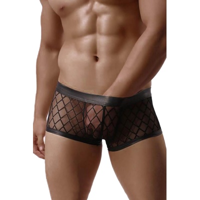MEN'S BOXERS MP056 BLACK (Size: S) - 1