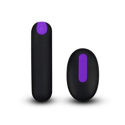 Wibrujące majtki IJOY z pilotem - 7,6 cm, czarne - 1 2