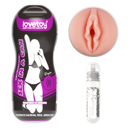 Masturbator w puszce Sex In A Can Vagina Stamina Tunnel 16 cm - 1
