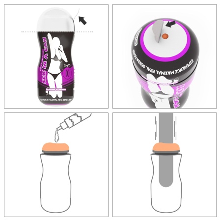 Masturbator w puszce Sex In A Can Vagina Stamina Tunnel 16 cm - 3
