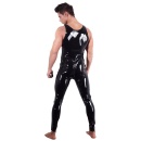 Men's Latex Jumpsuit M - 4