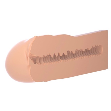 Masturbator Fuck Me Silly To Go Horny Fuck – realistyczny kanał TPE, długość całkowita 16,3 cm, mechaniczny (bez wibracji) - 7
