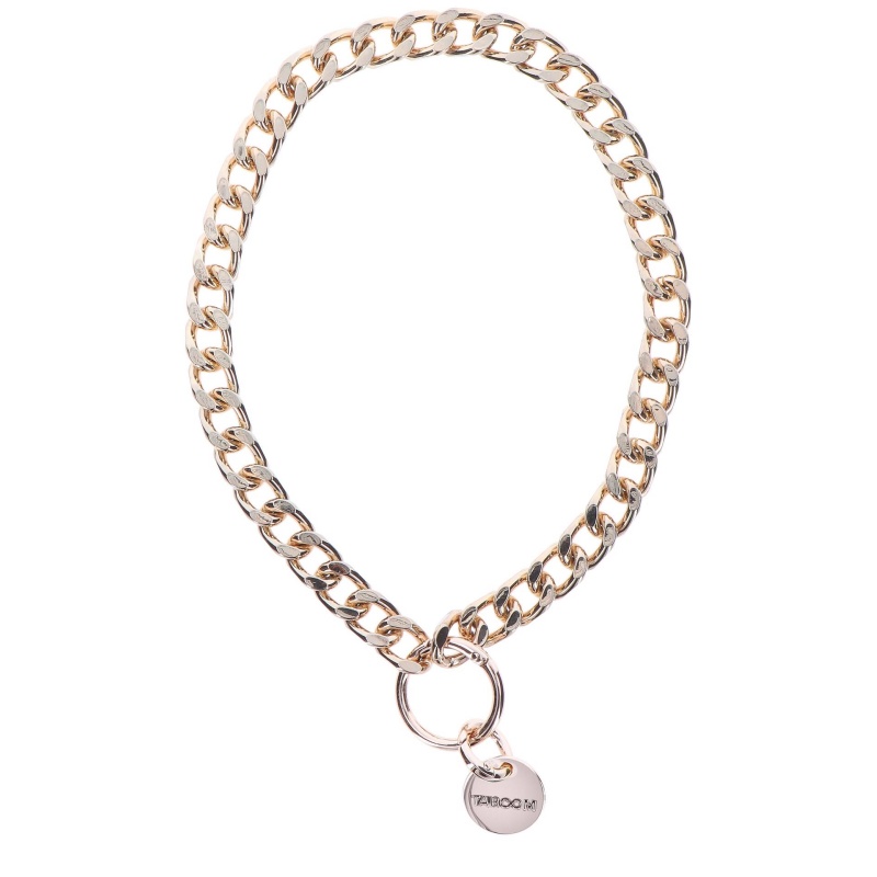 Statement Collar and leash Rose Gold - 17