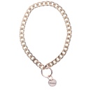 Statement Collar and leash Rose Gold - 17