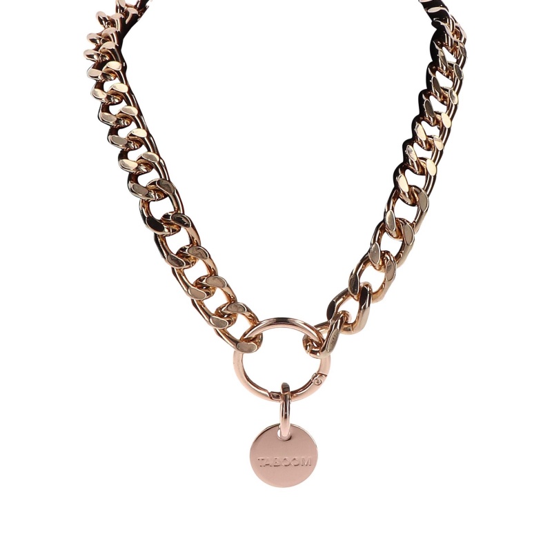 Statement Collar and leash Rose Gold - 20
