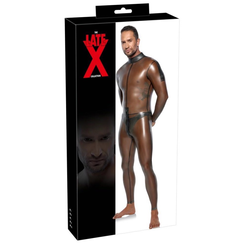 Latex Men's Jumpsuit L - 1