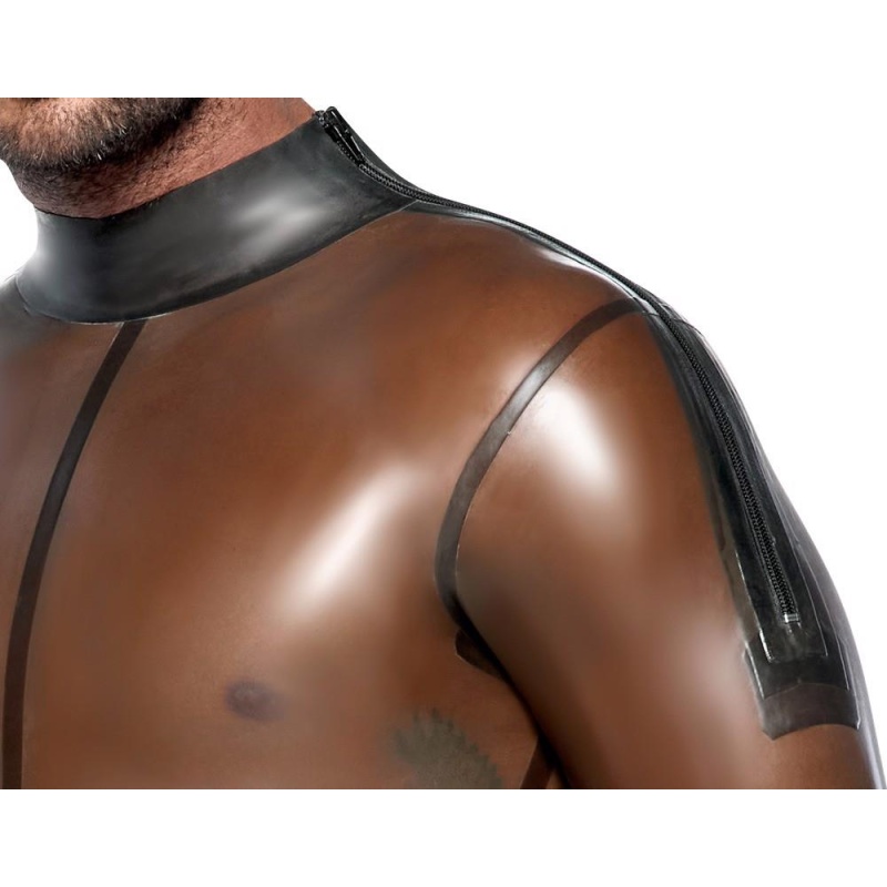Latex Men's Jumpsuit L - 4