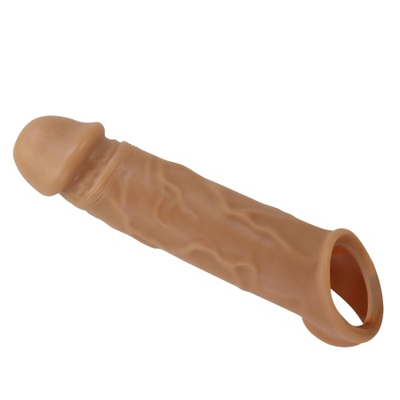 Nakładka na penisa Lionel silikonowa zwiększająca obwód - 20,5 cm - 3