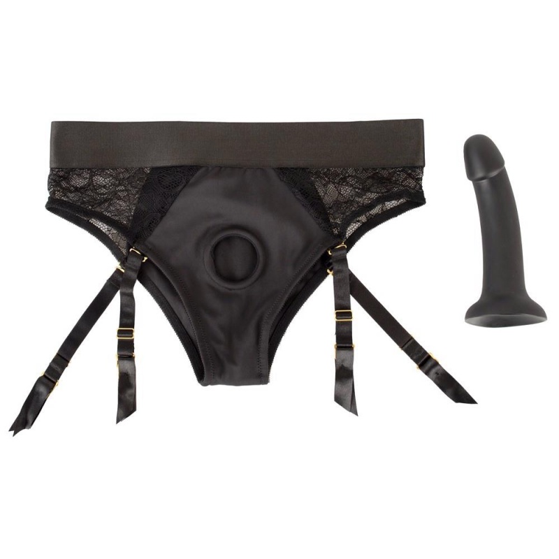 Strap-on Your Strap-On Briefs & Dildo - dildo z przyssawką 17,5 cm, Ø 3,9 cm - 3