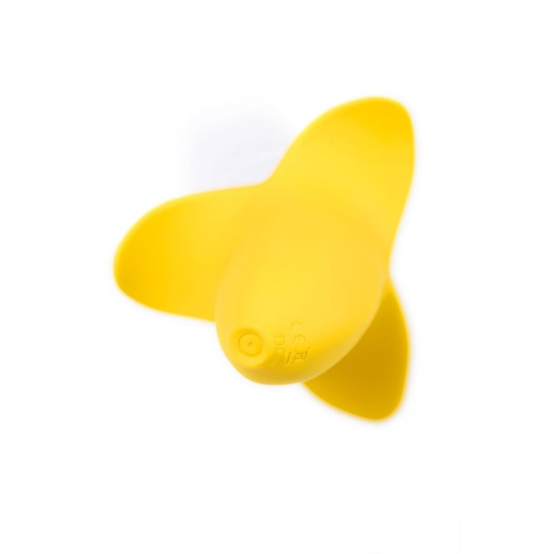 Wibrator JOS B-nana 19 cm - żebrowany trzon, zaokrąglona główka i 8 trybów wibracji do stymulacji punktu G - 4