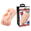 Masturbator AVA z żebrowanym kanałem TPR, 14,8 cm - 1