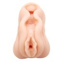 Masturbator AVA z żebrowanym kanałem TPR, 14,8 cm - 3