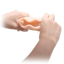 Masturbator AVA z żebrowanym kanałem TPR, 14,8 cm - 8