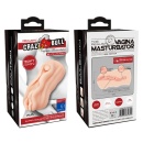 Masturbator AVA z żebrowanym kanałem TPR, 14,8 cm - 11
