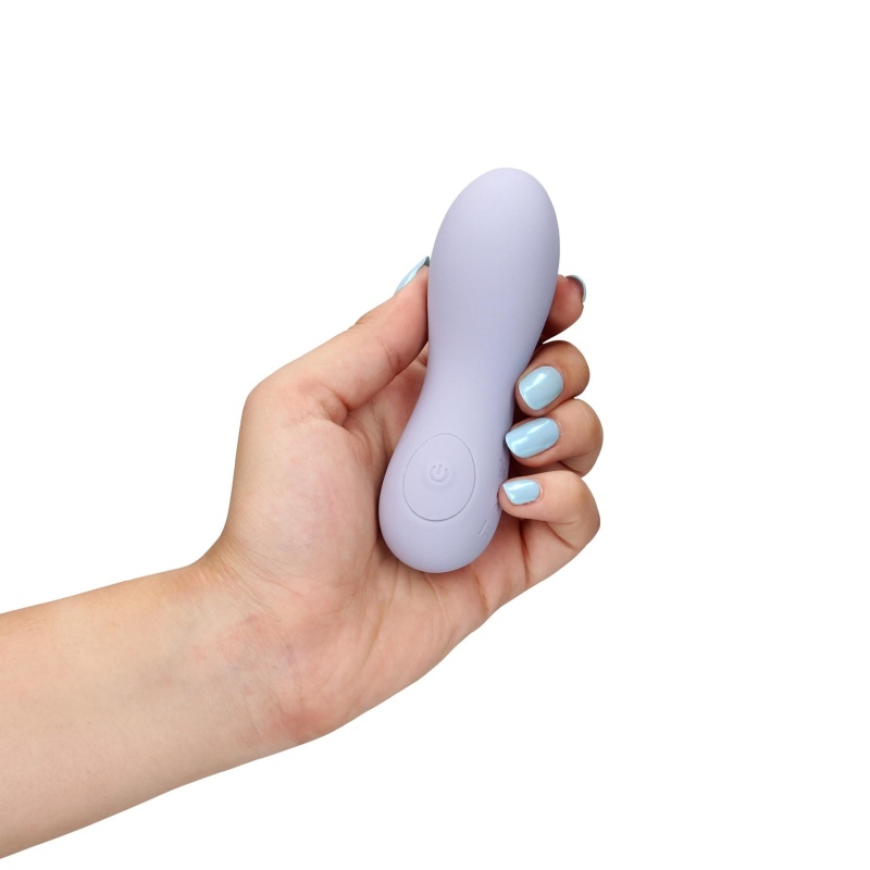 Wibrator na palec - silikonowy, ergonomiczny, z dwoma przyciskami - 12