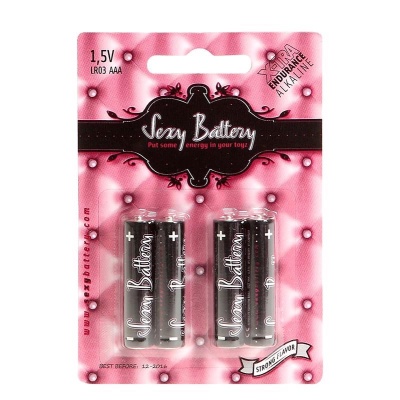 SEXY BATTERY ALKALINE 4PC. BLISTER AAA - 1