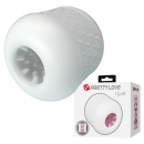 Masturbator Crystle dwustronny z teksturowanym kanałem - 1