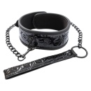 Collar with detachable leash - 1
