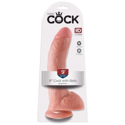KC 9" Cock with Balls Light - 1