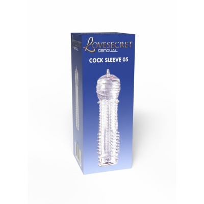 Rękaw na penisa Cock Sleeve 05 przezroczysty, 12,5 cm - 1 2