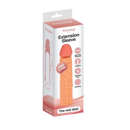 Nakładka przedłużająca Extension Sleeve z TPE, rozciągliwa, 18,5 cm - 7