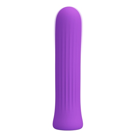 Wibrator kulkowy Blanche Dark Purple - 12 funkcji wibracji i pamięć ustawień, silikon, 10 cm × 2 cm - 2