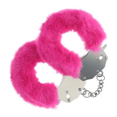 Heavy-duty Fluffy Handcuffs - Pink - 1
