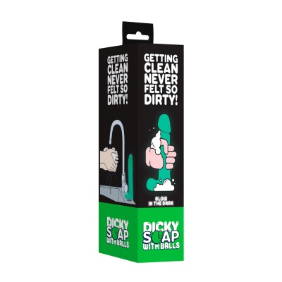 Glow in the Dark Dicky Soap with Balls - 1 2