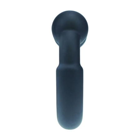 Metal and Silicone Cockring - Black - 4