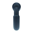 Metal and Silicone Cockring - Black - 4