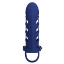 Wibrujący pierścień nasadowy Powerful Ring - 10 funkcji, silikon medyczny (śr. 4 cm) - 4